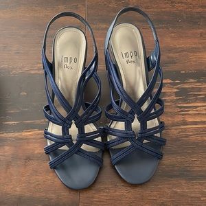 Navy Blue Pumps Size 9